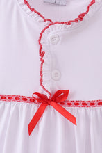 Load image into Gallery viewer, White bow ruffle gown
