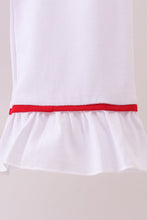 Load image into Gallery viewer, White ruffle pajamas pants set
