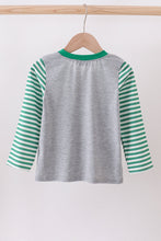 Load image into Gallery viewer, Green tree tractor applique top
