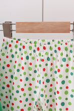 Load image into Gallery viewer, Green santa claus applique ruffle pants set
