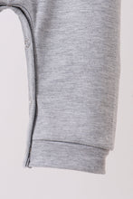 Load image into Gallery viewer, Grey reindeer applique romper

