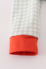 Load image into Gallery viewer, Fox embroidery gingham bubble
