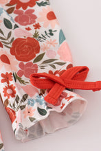 Load image into Gallery viewer, Fox embroidery floral print bloomer set
