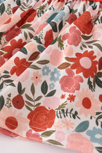 Load image into Gallery viewer, Fox embroidery floral print bloomer set
