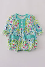 Load image into Gallery viewer, Green meadow splash ruffle bubble
