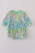 Load image into Gallery viewer, Green meadow splash ruffle bubble
