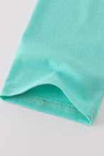 Load image into Gallery viewer, Green meadow splash ruffle pants set
