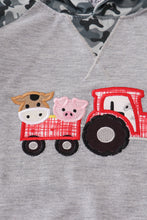 Load image into Gallery viewer, Camouflage farm tractor applique pants set

