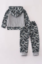 Load image into Gallery viewer, Camouflage farm tractor applique pants set
