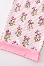Load image into Gallery viewer, Pink stripe character mom pajamas pants
