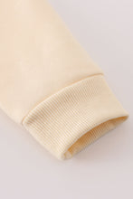 Load image into Gallery viewer, Cream god is good embroidery mom&amp;me fleece sweatshirt
