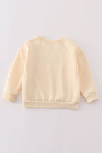 Load image into Gallery viewer, Cream god is good embroidery mom&amp;me fleece sweatshirt
