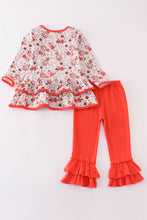 Load image into Gallery viewer, Red nutcracker girl pants set
