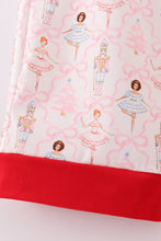 Load image into Gallery viewer, Red nutcracker print women pajamas pants
