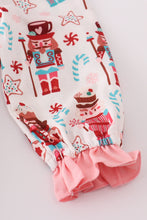 Load image into Gallery viewer, Christmas nutcracker print ruffle gown
