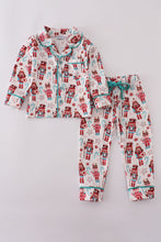 Load image into Gallery viewer, Christmas nutcracker print pajamas set
