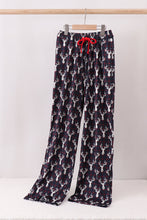 Load image into Gallery viewer, Navy deer print mom pajamas pants
