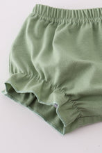 Load image into Gallery viewer, Sage ruffle bloomer set
