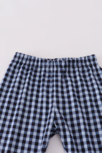 Load image into Gallery viewer, Blue believe embroidery ruffle pants set
