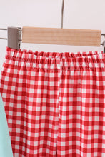 Load image into Gallery viewer, Mint gingerbread applique pants set
