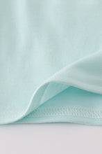 Load image into Gallery viewer, Blue GOIN TO THE ZOO embroidery top
