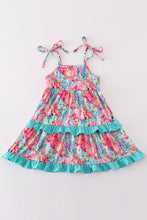 Load image into Gallery viewer, Tropical Bloom print mom&amp;me dress
