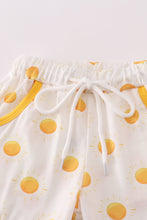 Load image into Gallery viewer, Yellow you are my sunshine embroidery boy set
