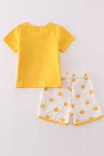 Load image into Gallery viewer, Yellow you are my sunshine embroidery boy set
