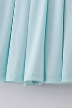 Load image into Gallery viewer, Blue Pleats active skorts
