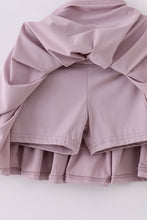 Load image into Gallery viewer, Purple yoga fabric girl skorts
