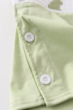 Load image into Gallery viewer, Sage bunny embroidery smocked bloomer set
