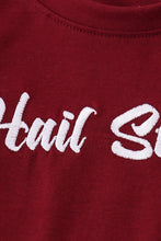 Load image into Gallery viewer, Maroon Hail State embroidery set
