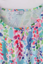 Load image into Gallery viewer, Rainbow garden print mom&amp;me dress
