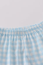 Load image into Gallery viewer, Green ice cream embroidery shorts set
