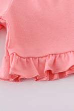 Load image into Gallery viewer, Pink floral print smocked set

