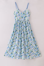 Load image into Gallery viewer, Tranquil garden print mom dress
