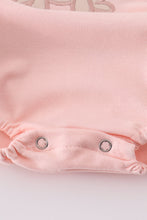 Load image into Gallery viewer, Pink puppy birthday applique girl bubble

