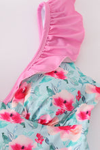 Load image into Gallery viewer, Blushing rose garden print mom swimsuit
