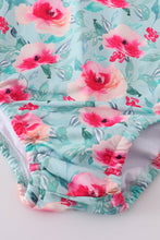 Load image into Gallery viewer, Blushing rose garden print mom swimsuit
