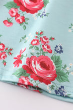 Load image into Gallery viewer, Rosebud bliss print smocked girl set
