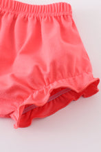 Load image into Gallery viewer, Pink floral print girl bloomer set
