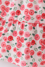 Load image into Gallery viewer, Pink floral print mom dress
