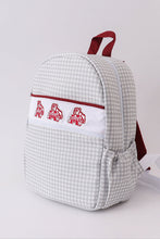 Load image into Gallery viewer, Mississippi state bulldogs embroidery boy schoolbag

