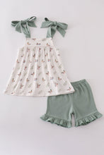 Load image into Gallery viewer, Green duck print set
