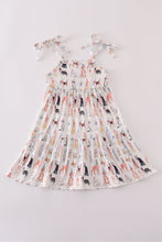Load image into Gallery viewer, Pink party puppy print dress
