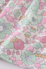 Load image into Gallery viewer, Mint pink floral print set
