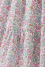 Load image into Gallery viewer, Mint pink floral print mom&amp;me tiered dress
