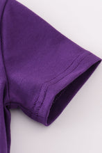Load image into Gallery viewer, Purple gold LSU applique bloomer set
