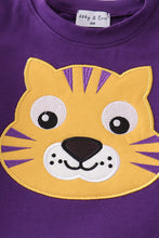 Load image into Gallery viewer, Purple gold LSU applique bloomer set
