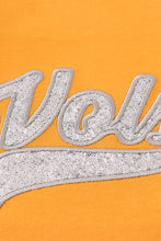 Load image into Gallery viewer, Orange tennessee vlos glitter dress
